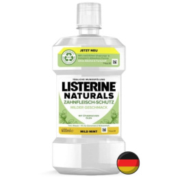 Listerine Naturalns Mild Mint Płyn do Płukania Jamy Ustnej 600 ml (Niemcy)