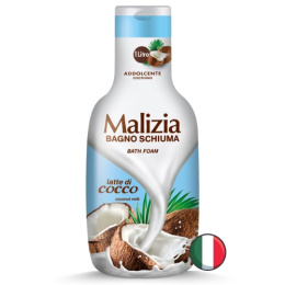 Malizia Latte di Cocco Płyn do Kąpieli Mleko Kokosowe 1l (Włochy)