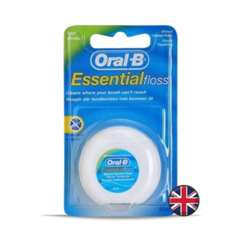 Oral-B Essential Floss Nić Nitka Dentystyczna 50 m (Wielka Brytania)