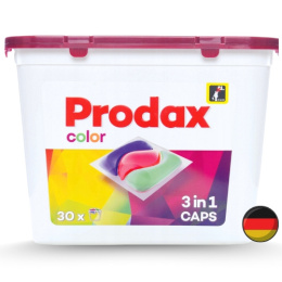 Prodax Caps Color 3w1 Kapsułki do Prania Koloru 30 szt. (Niemcy)