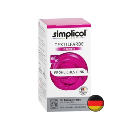 Simplicol Niemiecki Różowy Barwnik Do Tkanin Frohliches Pink (Niemcy)