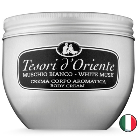 Tesori d'Oriente Muschio Bianco Krem Balsam do Ciała Białe Piżmo 300 ml (Włochy)