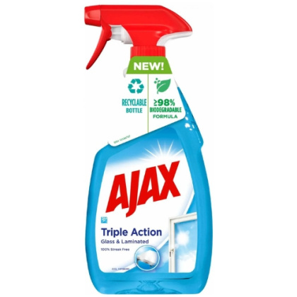 Ajax Triple Action Płyn do Mycia Szyb Luster Powierzchni Laminowanych 500 ml