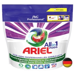 Ariel 3w1 Professional Kapsułki do Prania Koloru 55 szt. (Niemcy)