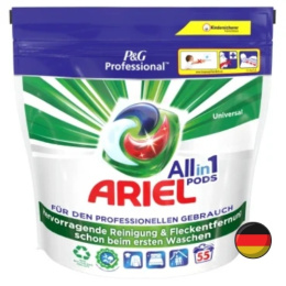 Ariel 3w1 Professional Uniwersalne Kapsułki do Prania 55 szt. (Niemcy)