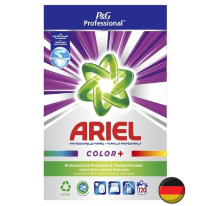 Ariel Professional Color Duży Proszek do Prania Kolorów 120 prań (Niemcy)