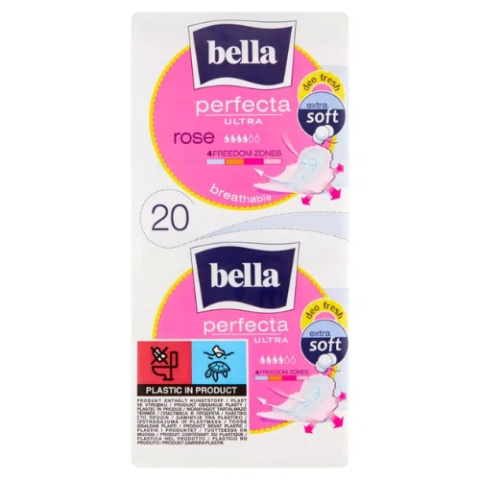 Bella Perfecta Ultra Rose Podpaski Higieniczne ze Skrzydełkami 20 szt.