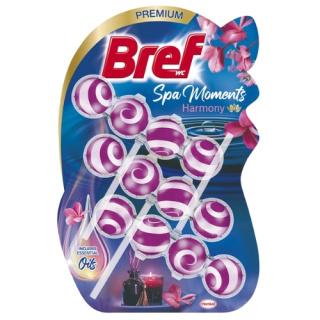 Bref Spa Moments Harmony Kostka Zawieszka do Toalety WC Kwiatowa 3x50g