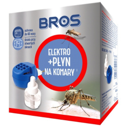 Bros Elektrofumigator Elektro Płyn na Komary Urządzenie + Zapas 40 ml