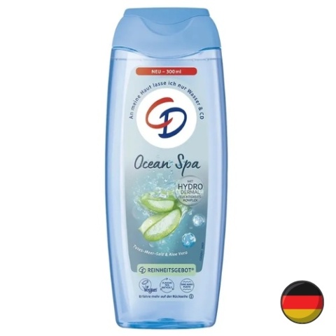 CD Ocean Spa Żel pod Prysznic Aloes Sól z Morza Martwego 300 ml (Niemcy)
