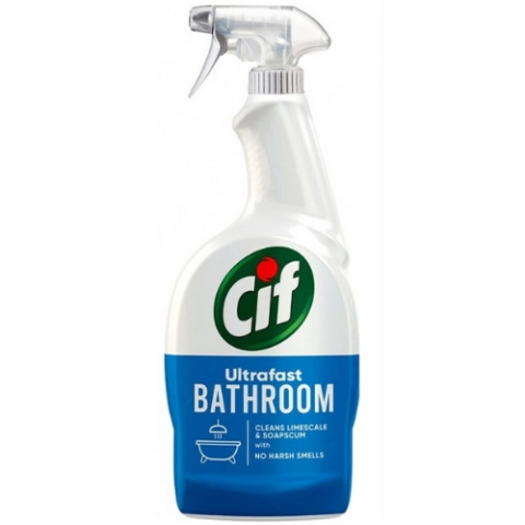 Cif Ultrafast Bathroom Spray do Czyszczenia Łazienki Odkamieniacz 500 ml