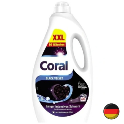 Coral Black Velvet Żel do Prania Czarnego 60 prań (Niemcy)