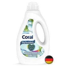 Coral Żel do Prania Koloru Wasserlilie Lilia Wodna Limonka 20 prań (Niemcy)