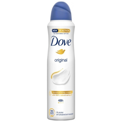 Dove Original Antyperspirant Damski w Sprayu 48h 150 ml