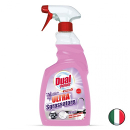Dual Power Uniwersalny Odtłuszczacz w Sprayu Lawendowy 750 ml (Włochy)