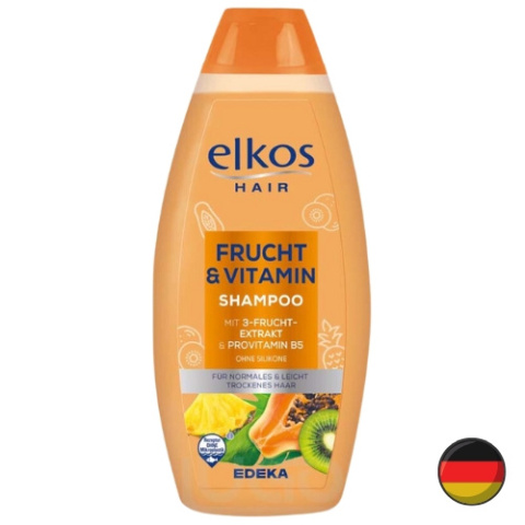 Elkos Frucht & Vitamin Szampon do Włosów Normalnych 500 ml (Niemcy)