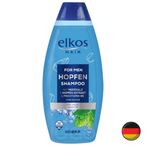 Elkos Hopfen For Men Szampon do Włosów dla Mężczyzn 500 ml (Niemcy)