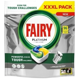 Fairy Platinum Lemon All-in-1 Kapsułki Tabletki do Zmywarki 96 szt.