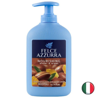 Felce Azzurra Argan Ambra Odżywcze Mydło w Płynie z Olejem Arganowym i Bursztynem 300 ml (Włochy)