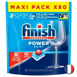 Finish Powerball Power All in 1 Tabletki do Zmywarki 80 szt. (Francja)