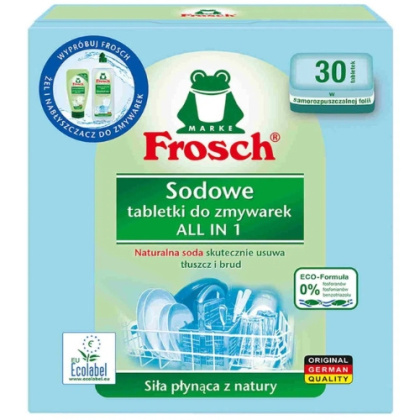 Frosch Soda Tabletki Sodowe do Zmywarki All in 1 Ekologiczne 30 szt.