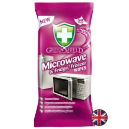 Green Shield Microwave Nawilżane Chusteczki Czyszczące do Mikrofali Lodówek 70 szt. (Wielka Brytania)
