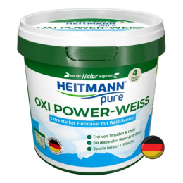 Heitmann Pure Oxi Power Weiss Odplamiacz w Proszku do Białego 500 g (Niemcy)