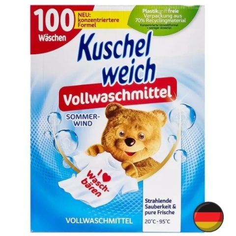 Kuschelweich Sommerwind Vollwaschmittel Uniwersalny Proszek do Prania 100 prań (Niemcy) Kuschelweich Sommerwind Vollwaschmittel Uniwersalny Proszek do Prania 100 prań (Niemcy)