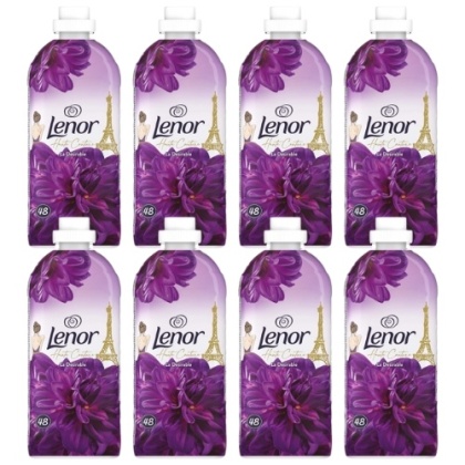 Lenor Haute Couture La Desirable Płyn do Płukania Francuskie Perfumy Zestaw 8 x 48 prań = 384 prania