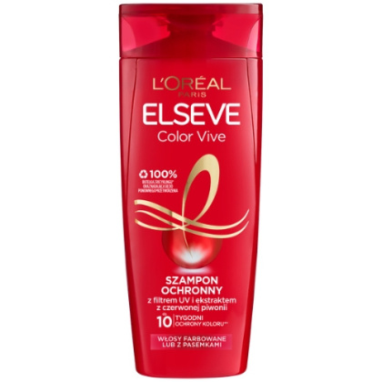 Loreal Paris Elseve Color Vive Szampon Ochronny do Włosów Farbowanych 400 ml