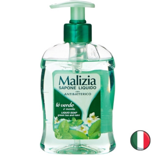 Malizia Te Verde e Menta Mydło w Płynie z Pompką Zielona Herbata Mięta 300 ml (Włochy)