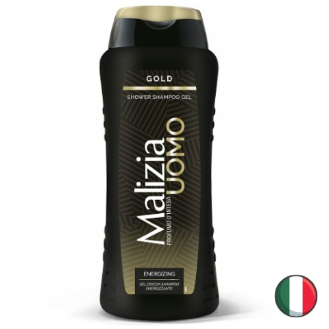 Malizia Uomo Gold Żel pod Prysznic dla Mężczyzn 2w1 do Ciała i Włosów 250 ml (Włochy) Malizia Uomo Gold Żel pod Prysznic dla Mężczyzn 2w1 do Ciała i Włosów 250 ml (Włochy)