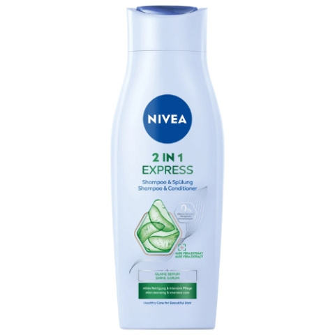 Nivea 2w1 Pflege Express Szampon z Odżywką z Aloesem 400 ml (Niemcy)