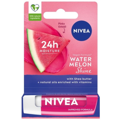 Nivea Watermelon Shine Pomadka do Ust Nawilżająca Pielęgnująca 4,8g