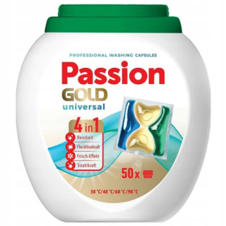 Passion Gold 4w1 Uniwersalne Kapsułki do Prania 50 szt.