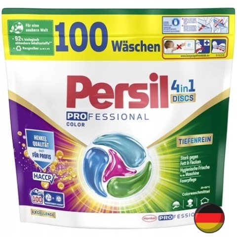 Persil Discs Professional Color Kapsułki do Prania Koloru 4w1 100 szt. (Niemcy)