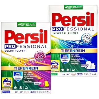 Persil Proszek do Prania Professional Zestaw Color i Uniwersalny 2X 130 Prań = 260 Prań