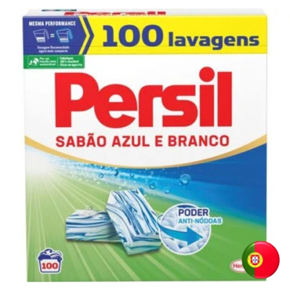 Persil Sabao Azul e Branco Proszek do Prania Białego i Jasnych Tkanin 100 prań (Portugalia)