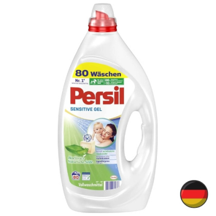 Persil Żel do Prania Sensitive Hipoalergiczny Aloe Vera 80 prań (Niemcy)