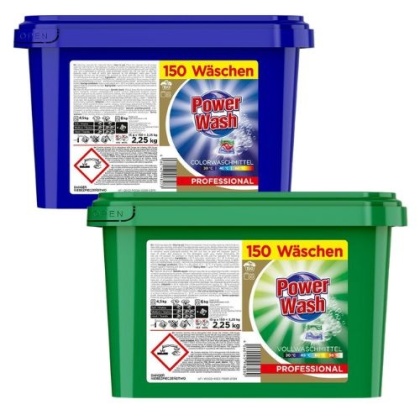 Power Wash Professional Kapsułki do Prania Zestaw do Koloru i Uniwersalne 2 x 150 szt. = 300 szt.