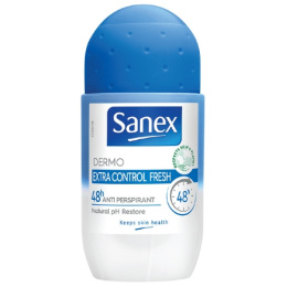 Sanex Dermo Extra Control 48h Roll-on Antyperspirant w Kulce Unisex Damski Męski 50 ml