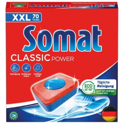 Somat Tabletki do Zmywarki Classic Power XXL 70 szt. (Niemcy)