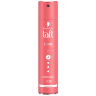 Taft Shine 4 Lakier do Włosów Nabłyszczający Różowy 250 ml