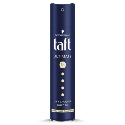 Taft Ultimate 5+ Lakier do Włosów Bardzo Mocny Utrwalenie i Blask Granatowy 250 ml
