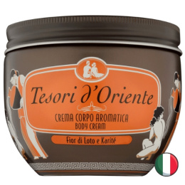 Tesori d'Oriente Fior di Loto Krem Balsam do Ciała Kwiat Lotosu Masło Shea 300 ml (Włochy)