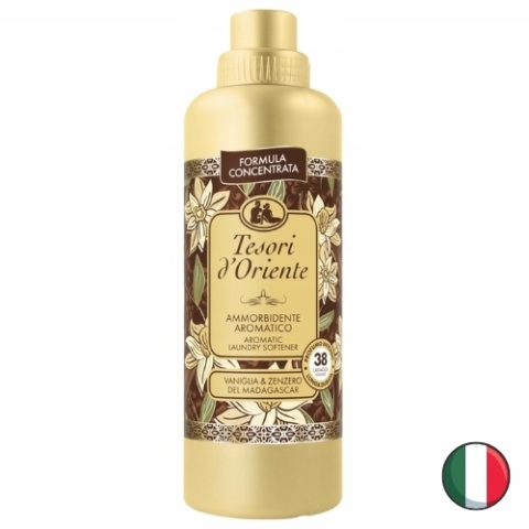 Tesori d’Oriente Płyn do Płukania Wanilia i Imbir z Madagaskaru 38 prań (Włochy) Tesori d’Oriente Płyn do Płukania Wanilia i Imbir z Madagaskaru 38 prań (Włochy)
