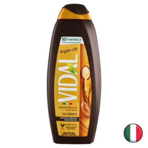 Vidal Argan Oil Żel pod Prysznic Olej Arganowy 600 ml (Włochy) Vidal Argan Oil Żel pod Prysznic Olej Arganowy 600 ml (Włochy)