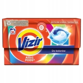 Vizir Kapsułki do Prania Kolor All in 1 24 szt.