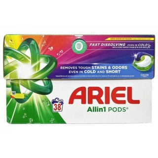 Ariel All in 1 Color Kapsułki do Prania Koloru Kolorowego 38 szt.