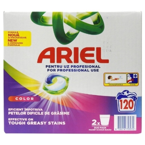 Ariel All in One Color Kapsułki do Prania Koloru Duo Pack 2 x 60 szt. = 120 szt.